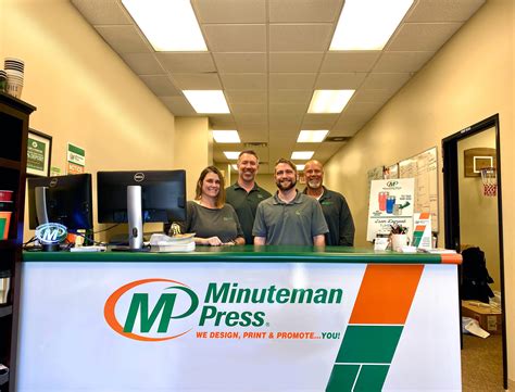 Minuteman printing near me - Minuteman Press in Houston, TX is your first and last stop for design, printing, copying, signs, banners, and promotional products! Set as My Store 426 Aldine Bender Road, Houston, TX 77060 281-999-4730. Home. Start Here; Get a Quote. Free and Easy; Send Files. Fast and Secure; Contact Us.